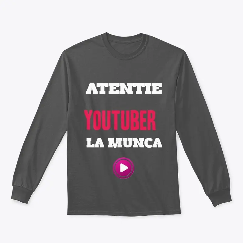 Youtuber la munca